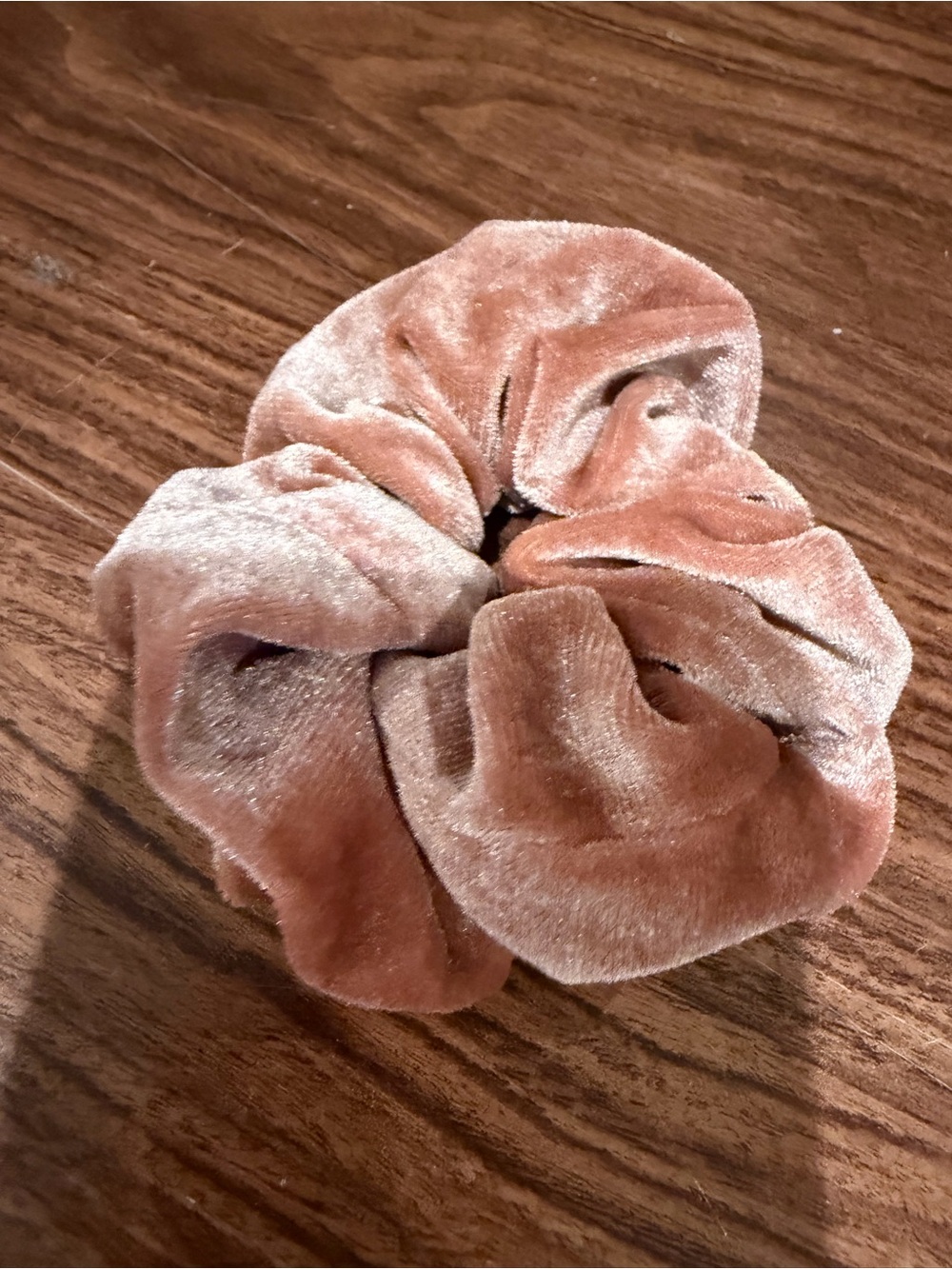 Target Velvet Scrunchie in Dusty Pink